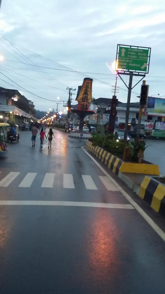 Suasana Kota Rantepao Minggu pagi!