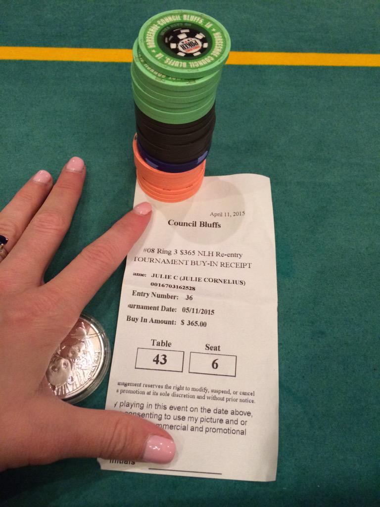 LuckyJadeJules's tweet image. WSOPC 🚜🌽🐄 #Event3 reentry - 🔫🔫 bullet #2 have officially activated the 💃🏼 #emojistickerrungood #legggooooo