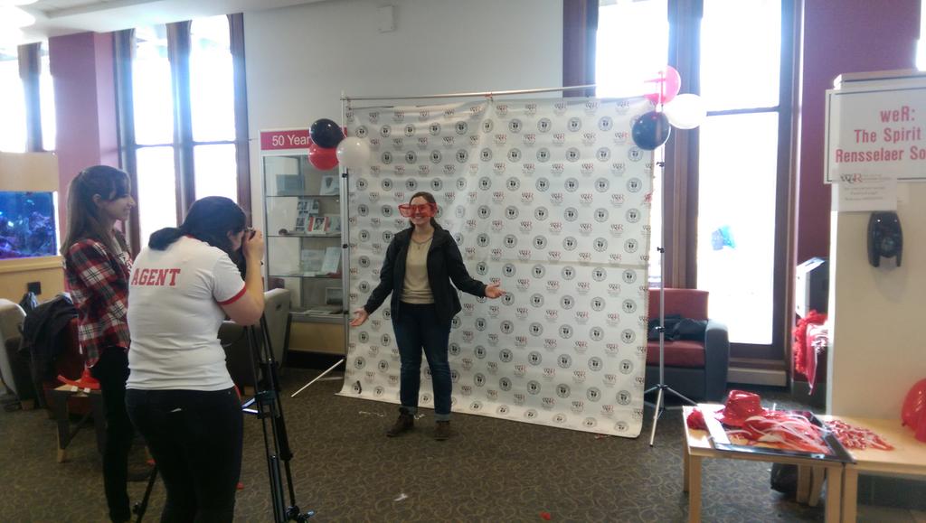 weRspirited's tweet photo. Welcome accepted students! Stop by our photo booth and take some fun pictures #RPI2019 #RPI http://t.co/gOUcjYleTH