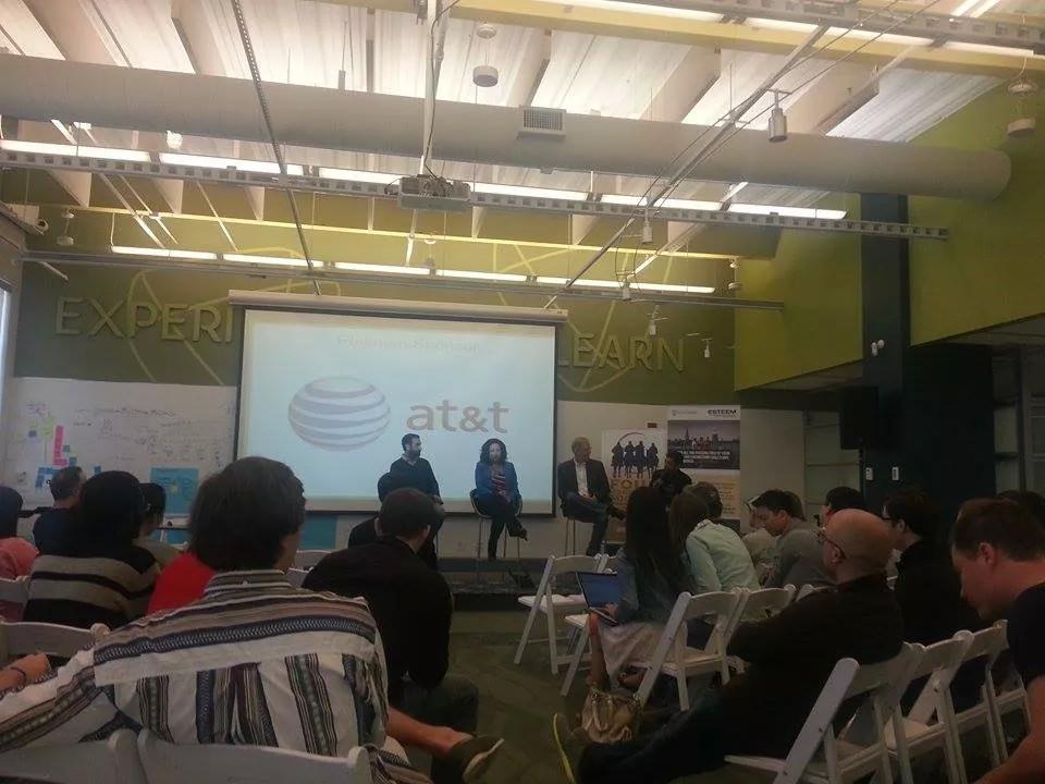 SWNotreDame's tweet photo. Our panel discussion is under way. It's great to hear these inspiring people tell their stories. #SWND15 http://t.co/i28nPi9pkt