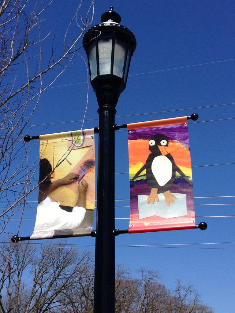 dowendo's tweet photo. Wonderful examples of @Urbana116 student artwork at the Boneyard Riverwalk. @cityofurbana @BoneyardFriends http://t.co/JbIflMh4cv