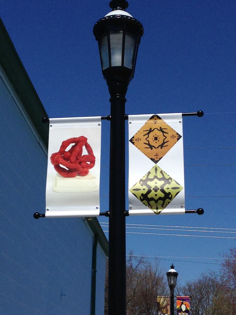 dowendo's tweet photo. Wonderful examples of @Urbana116 student artwork at the Boneyard Riverwalk. @cityofurbana @BoneyardFriends http://t.co/JbIflMh4cv