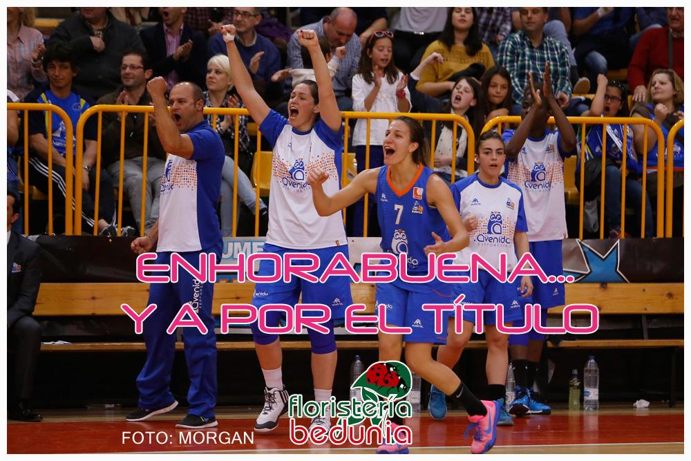 FloresBedunia's tweet photo. .@CBAvenida ha ganado su semifinal y jugará la décima final consecutiva de la #LigaFemenina. ¡Enhorabuena! http://t.co/vTXNUP6YDn