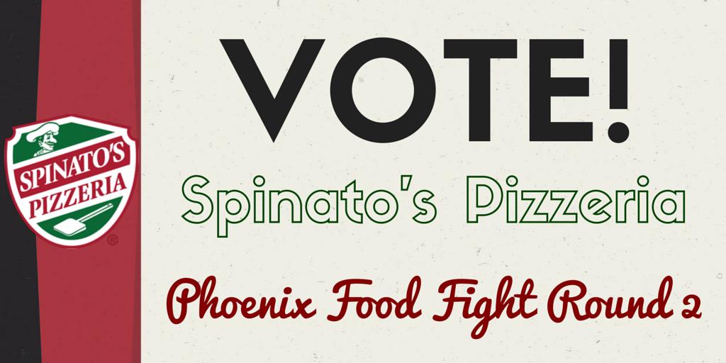 SpinatosPizza's tweet photo. Help us keep the lead! Click on the #pizza category & #vote for #Spinato's! http://t.co/zo3v7EEjXg http://t.co/Lkwwd3Zaxc