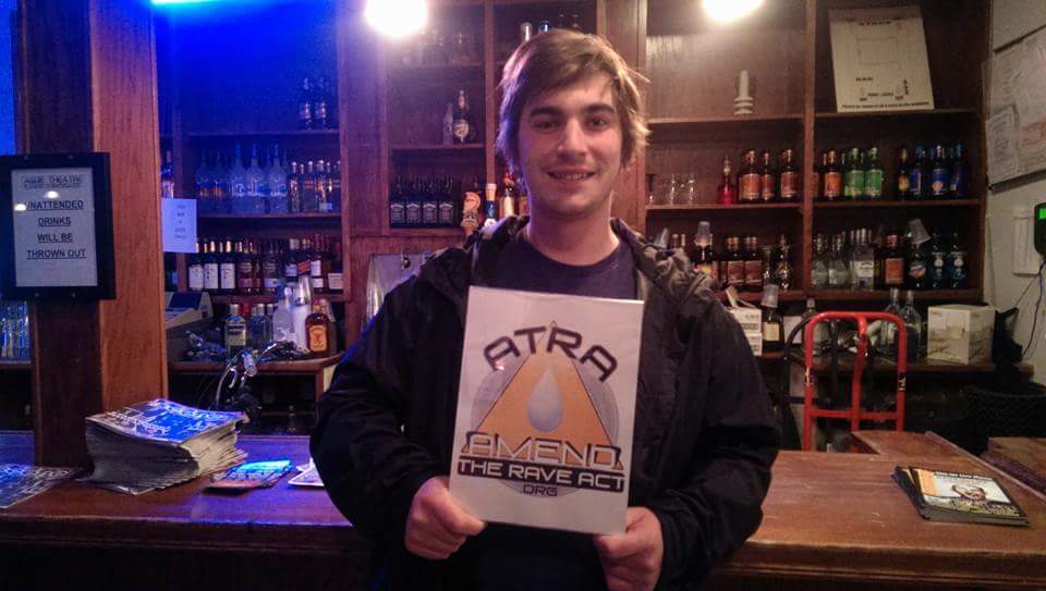 AMPLIFYProject's tweet image. #icymi Sam Brouse of @papadosio endorses the #AmendtheRaveAct Campaign! #dosio #SafeSettingsSaveLives #Fourshadows