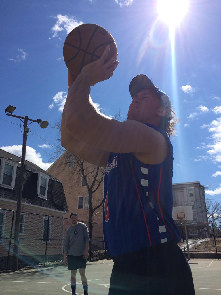 HawksClassic's tweet photo. Great work by @melissawade on this picture of mike Kapla!! http://t.co/od0dxAk6m8