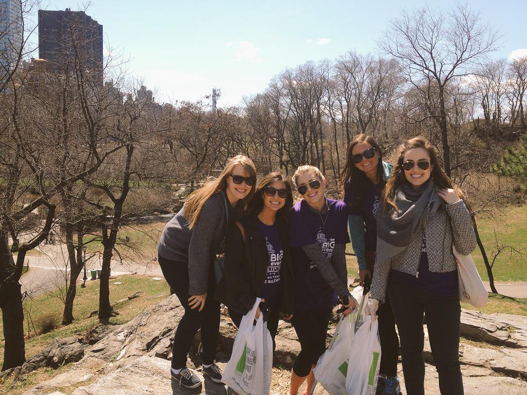 NYCMetroDukes's tweet image. Dukes in the park #JMUBigEvent