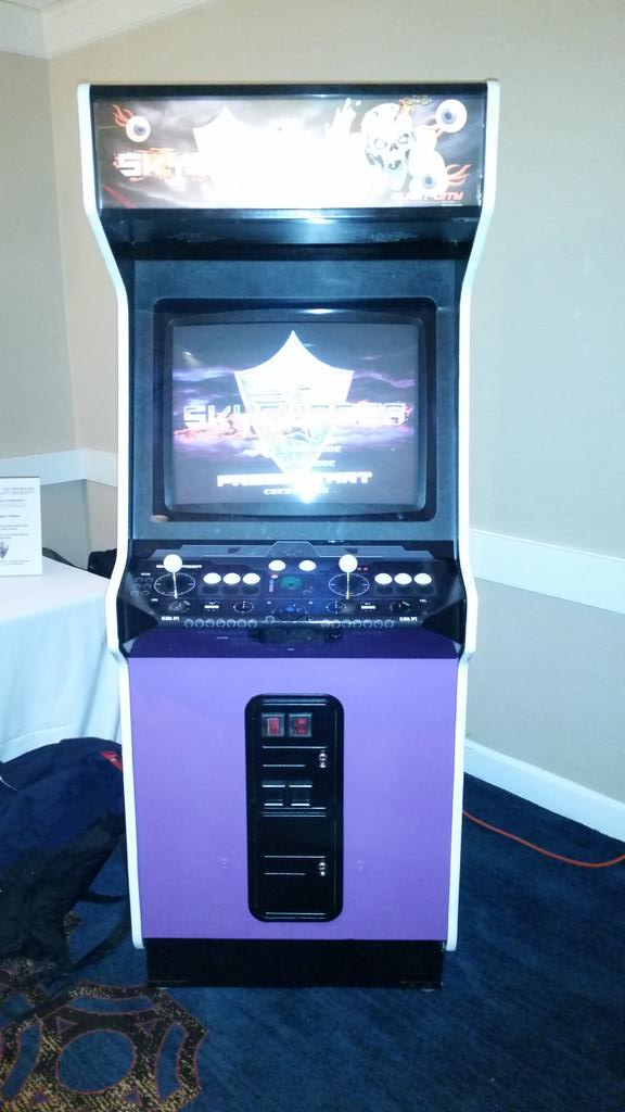 RetroGamingRepo's tweet image. At #midwestgamingclassic ? Be aure to check a brand new game in the Retrotroid room, Skychaser by @blastcity.