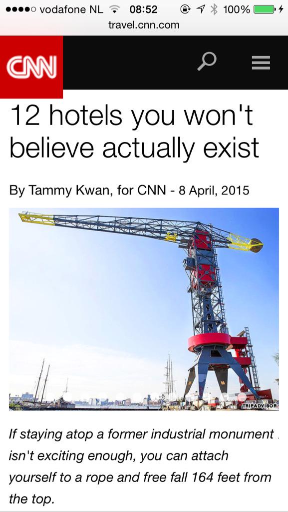 12 hotels you'll never believe actually exist 
<a href="/CNN/">CNN</a> <a href="/HotelsinNL/">Hotels in Nederland</a> <a href="/luxury__travel/">Luxury News</a> 
<a href="/TripAdvisor/">Tripadvisor</a> <a href="/sailamsterdam/">SAIL 2025</a>