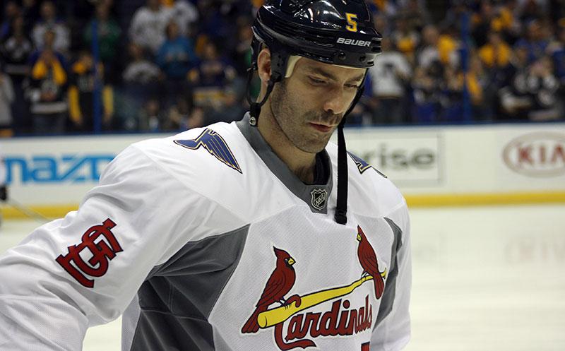 St. Louis Blues on X: Bid on these @Cardinals hockey jerseys