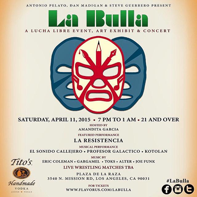 famoussas's tweet photo. @labulla_event tonight. Work from #FamousFamily @chueyquintanar, @audiomassacre. http://t.co/WVZ7fYByoI http://t.co/AHEIGpnU1b