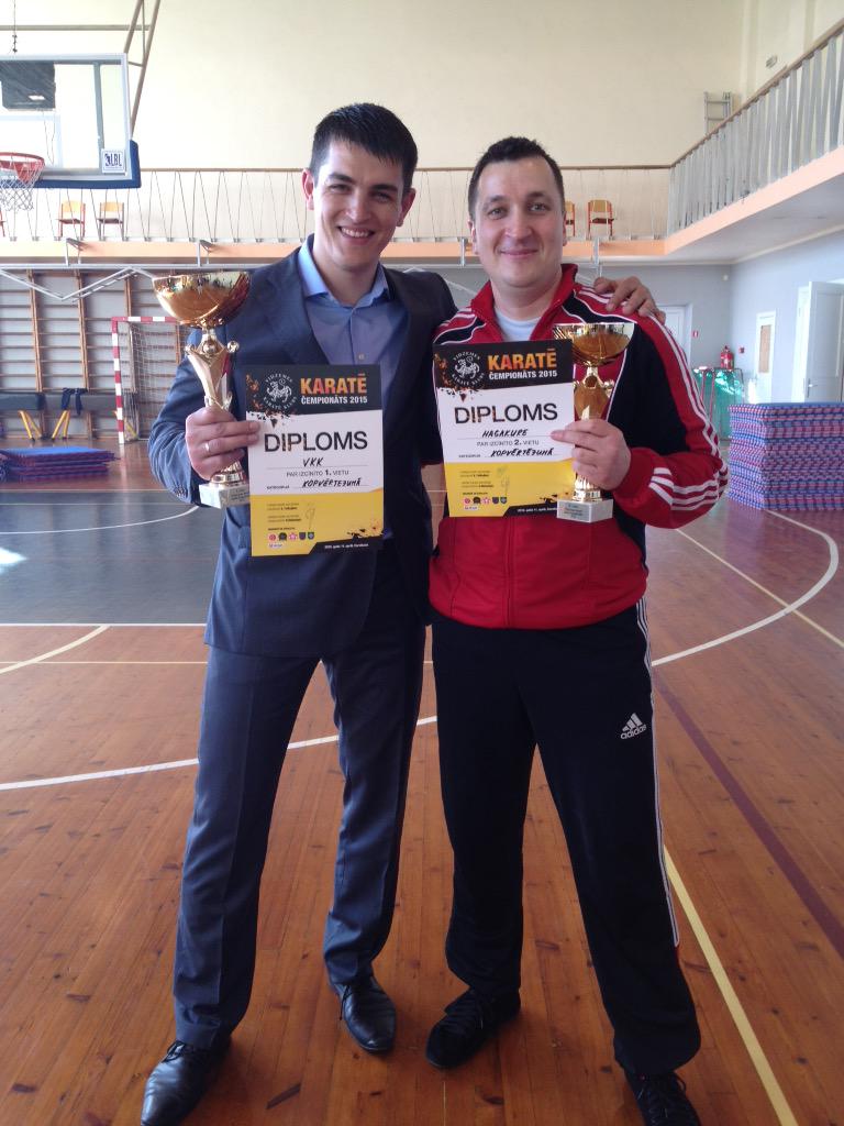 vkk_lv's tweet photo. Veiksmīgi aizvadīts Vidzemes Karate kluba čempionāts un LKA Sporta diena! Medaļas un kausi nopelnīti. Visi priecīgi! http://t.co/oXVqO9r0pC