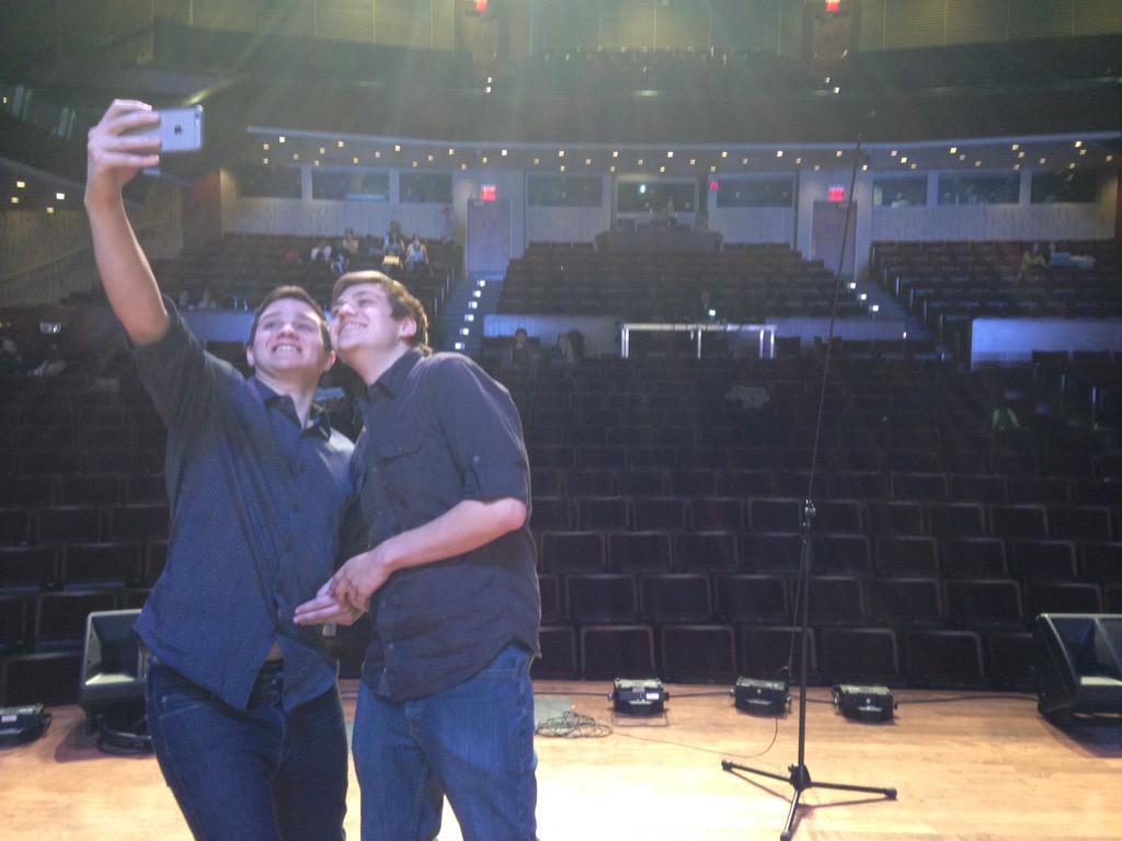 CalvinuKnighted's tweet photo. Sitting on stage for dress rehearsal! Come see us tonight at Calvin's got talent at 8:00 http://t.co/txkyv9OnxB