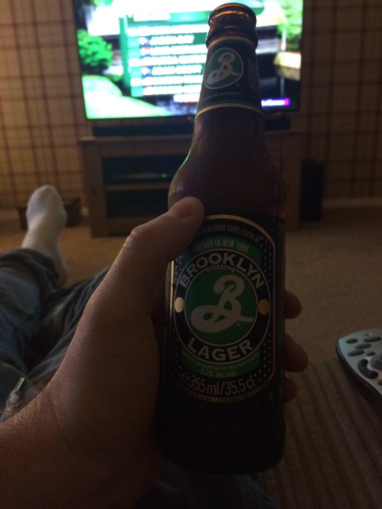 w0odstock's tweet photo. @GolfMonthly #mastersdrinking @BrooklynBrewery http://t.co/U7FwEvd7Wa