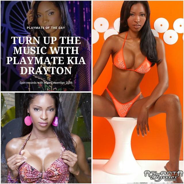 Happy birthday to Atlanta Dymes model and playmate Kia Drayton  