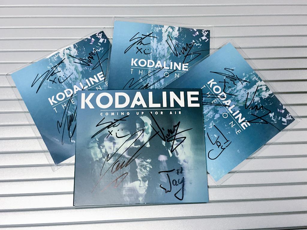 TNLUK's tweet photo. We found 3 SIGNED copies of the #TheOne &amp; a copy of #ComingUpForAir in @Kodaline's dressing room RT if you want one! http://t.co/L54dK2dx5h