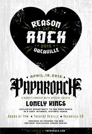 paparoach's tweet image. We&apos;re playing a benefit show in Vacaville TOMORROW!! reasontorock.queueapp.com/events/8066