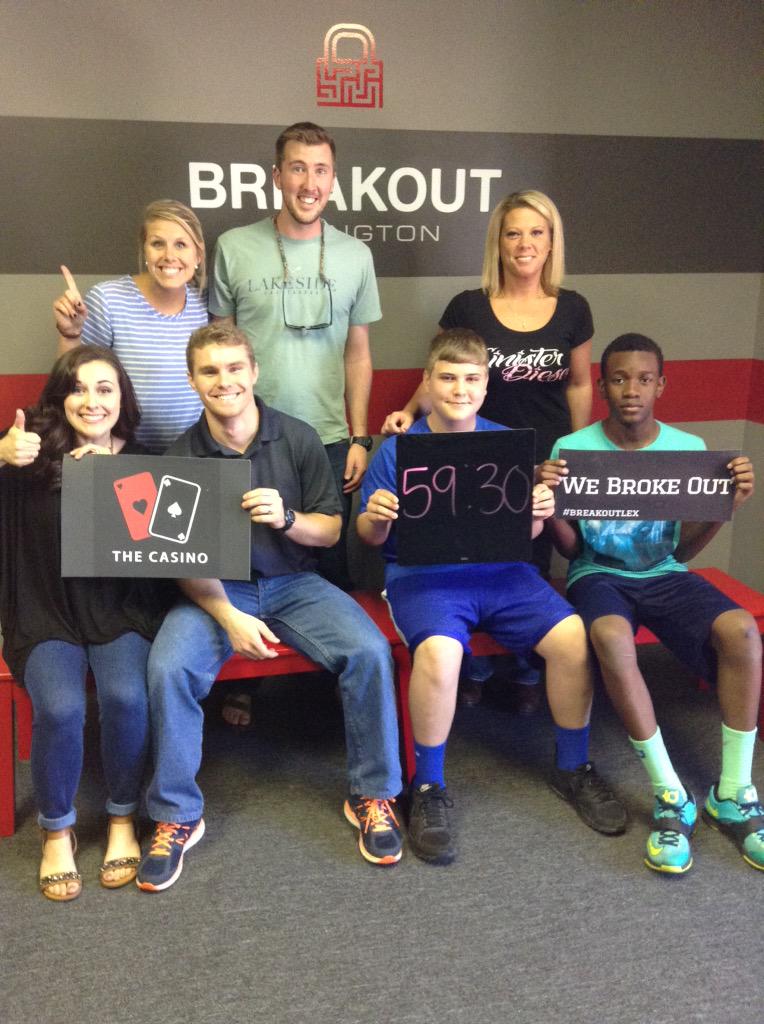 breakoutlex's tweet photo. Such a fun group! Awesome job guys! #breakoutlex http://t.co/aXGh0vCHPA