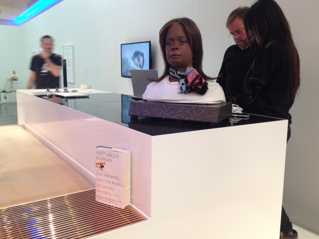 newmuseum's tweet photo. Getting ready for #whettalk with @ibina48 & Bruce Duncan #triennialawareness @dismagazine "A mind uploading project" http://t.co/IdOB5Ee1iU