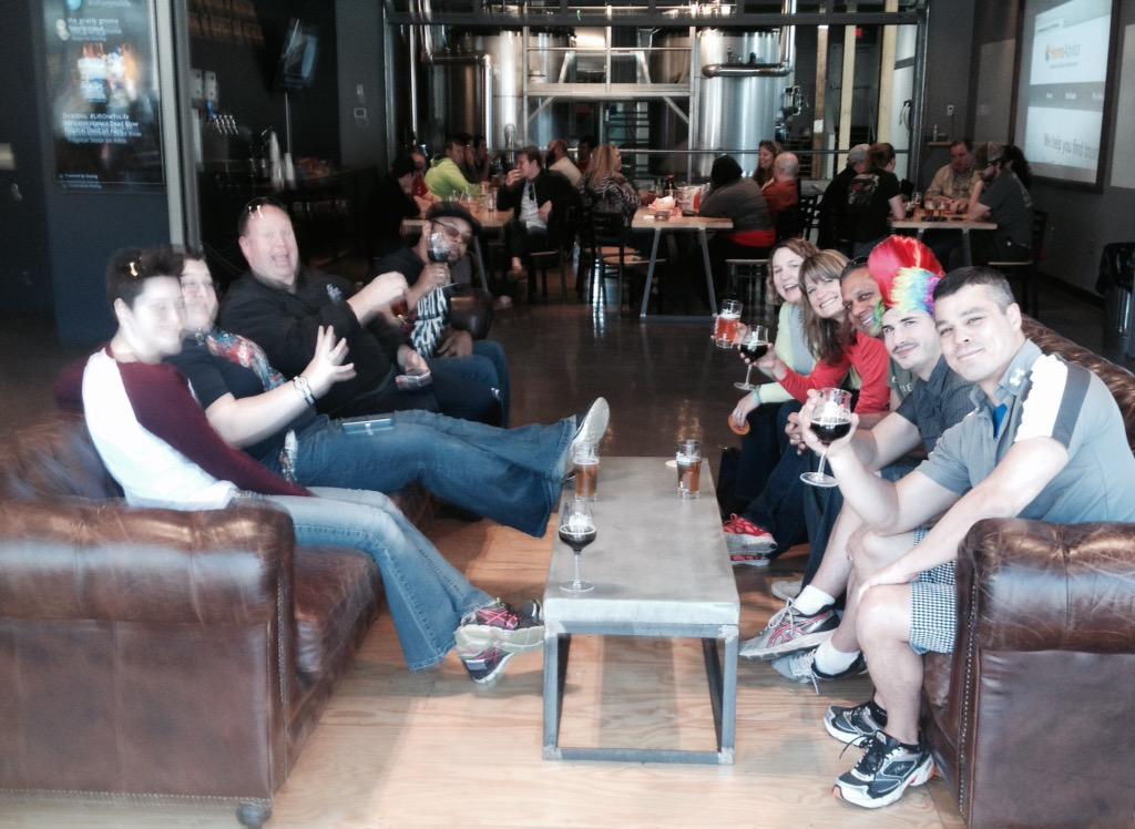 tjcandy's tweet photo. Chillin and sippin with Beer Tour C @BraxtonBrewCo #liftonetolife http://t.co/FbrMhaNsG7