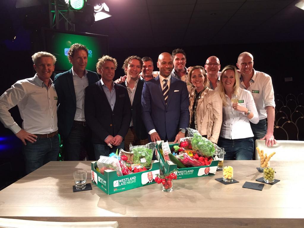 Met de hele crew. Wat was het gaaf!!