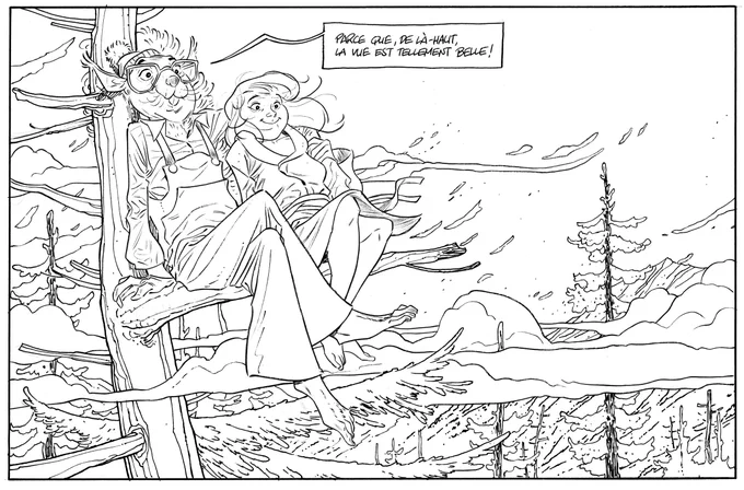 From the fir tree
Les beaux Étés.
@EditionsDargaud 2015 