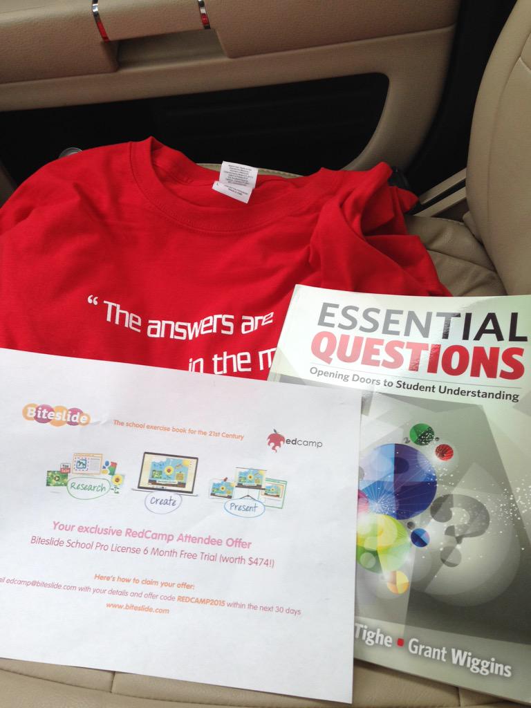 alatariel39's tweet photo. Some sweet #swag from #redcamp15!! Thanx@graingered, @GlendaleSchool, etc who made another successful yr! http://t.co/xpp7BHi8TS