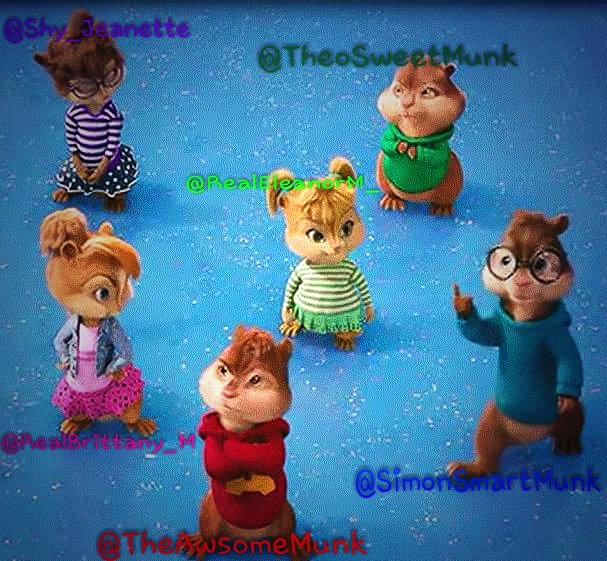 Themunksmart's tweet photo. @TheAwsomeMunk @TheoSweetMunk @Shy_Jeanette @RealEleanorM_ @RealBrittany_M http://t.co/T52rJG3z3x