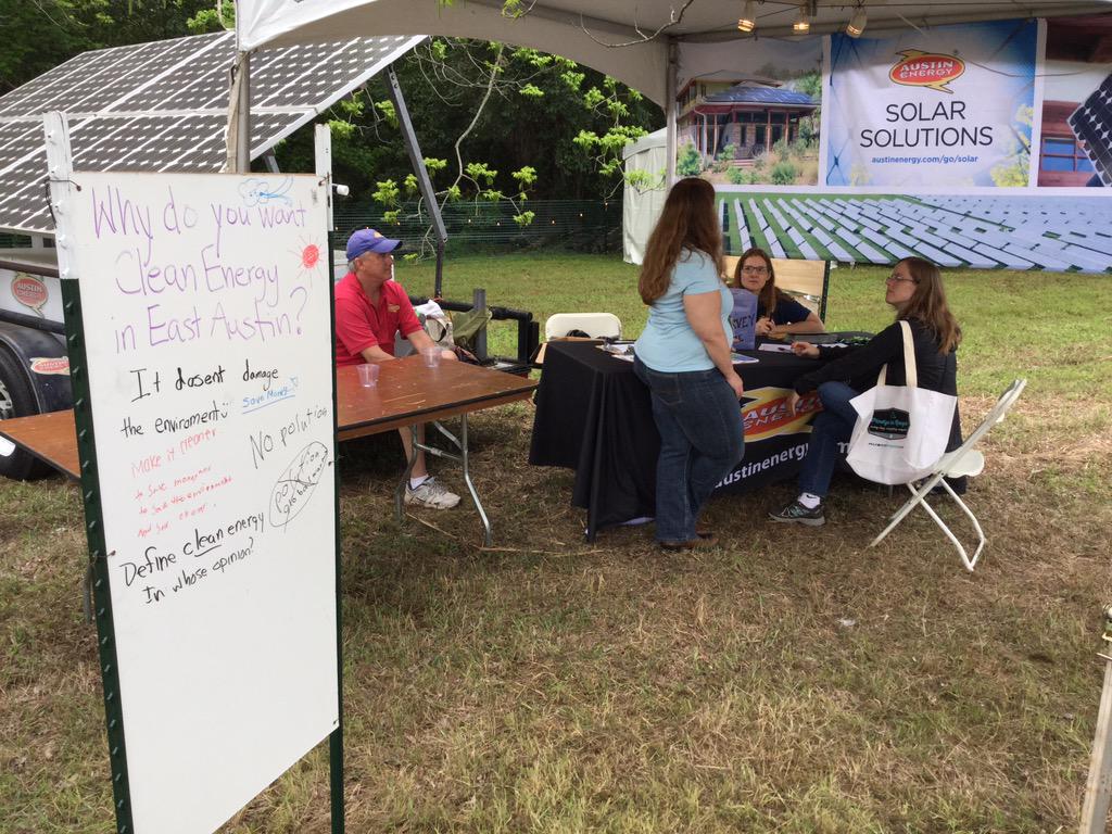 austinenergy's tweet image. At #thinkEAST today? Come stop by our booth &amp;amp; learn more about #communitysolar!