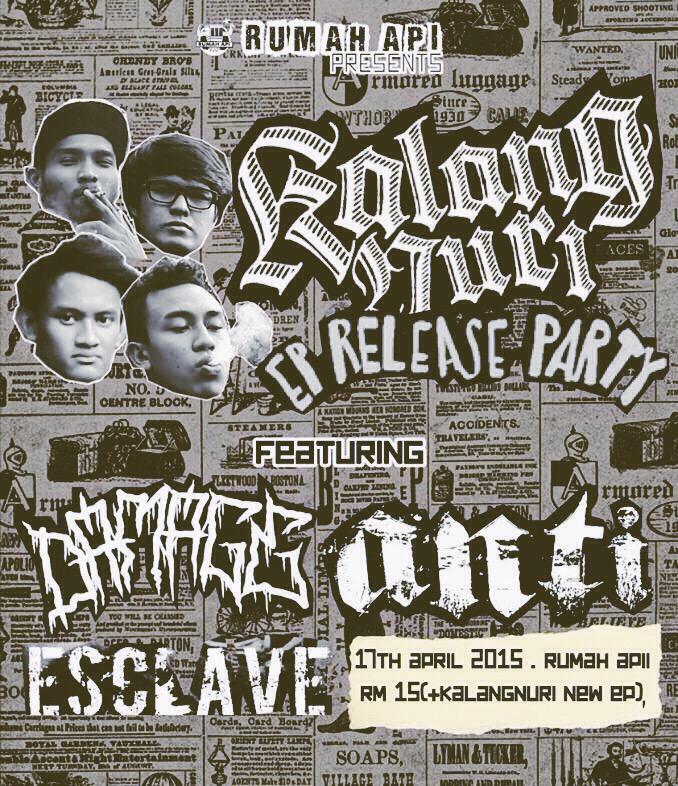Kalangnuri E.P Release Party
17th April 2015
At Rumah Api, Ampang