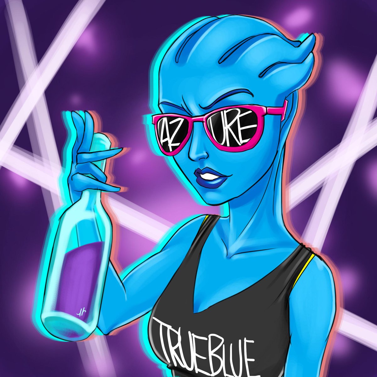 Party hard, kids. avrilvalleau.deviantart.com/art/Party-Hard… #Asari