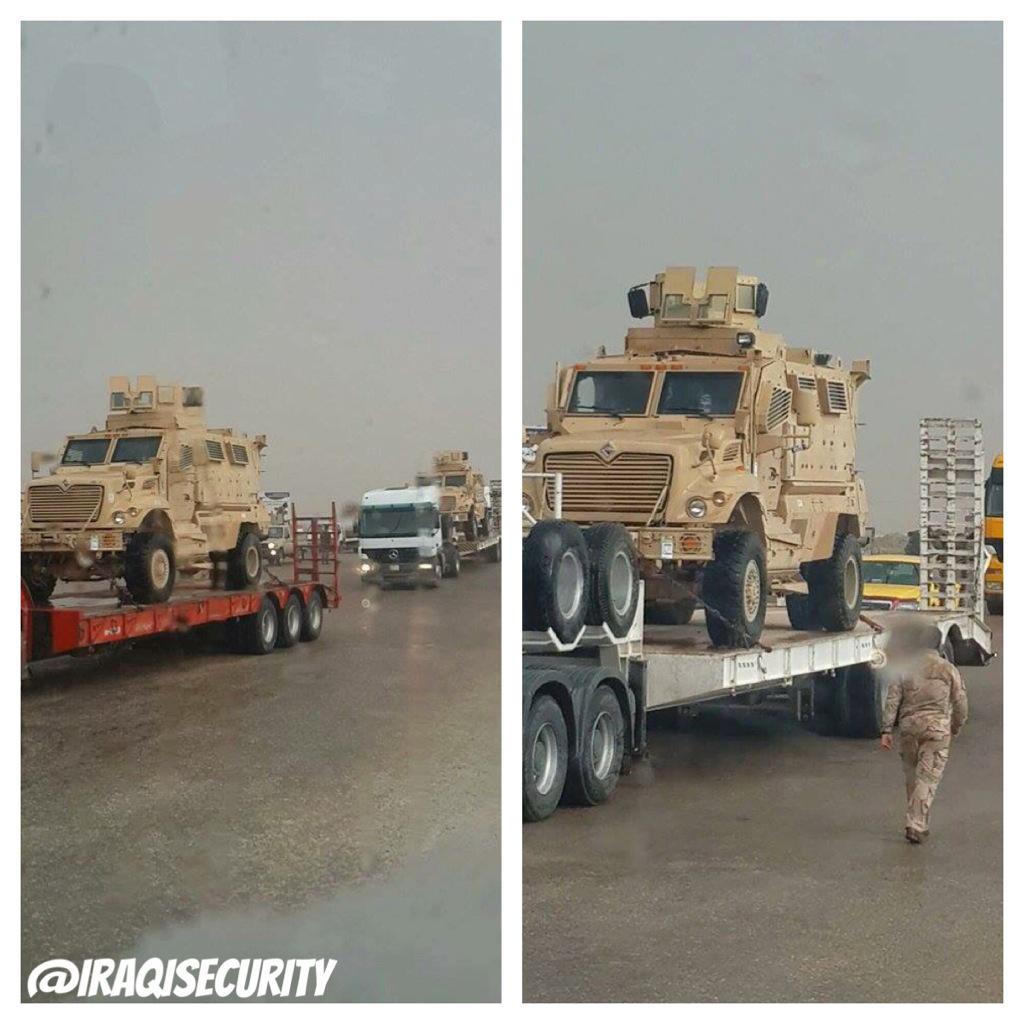 السفير الامريكي في العراق : العراق سيستلم 50 مدرعه MRAP وال F-16 في الصيف الحالي  CCVwB1QW8AAxjS2