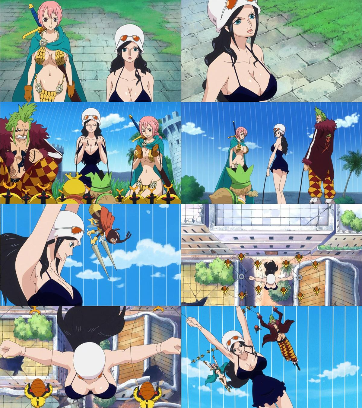 Wikiaonepiece Pict One Piece Episode 6 Hanya Untuk 18 Staff Animasi Memberikan Perbedaan Jelas Antara Robin X Rebecca V Http T Co Xwq78new6e Twitter
