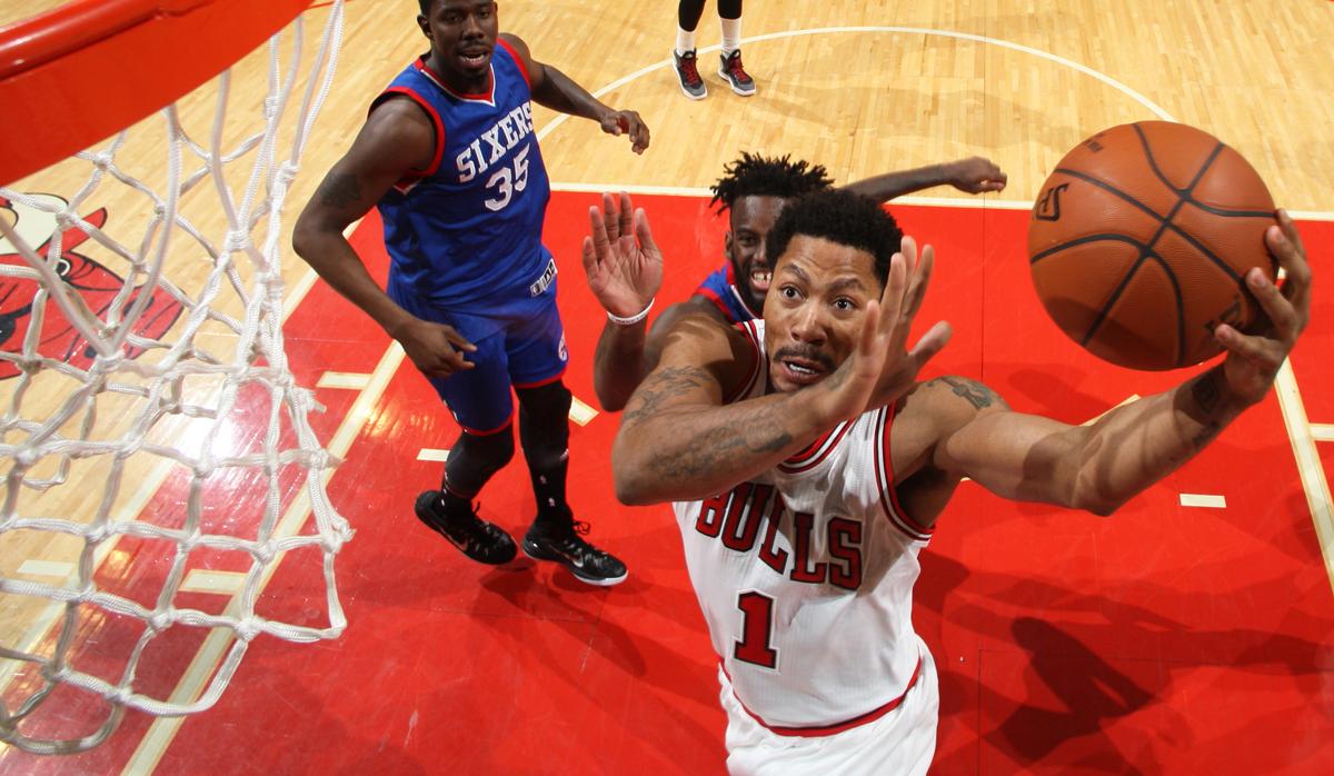 chicagobulls's tweet photo. Final @drose stat line: 28 minutes, 22 points, 8 assists, 6 rebounds, 3 steals, 0 turnovers. http://t.co/T8MOka7wks