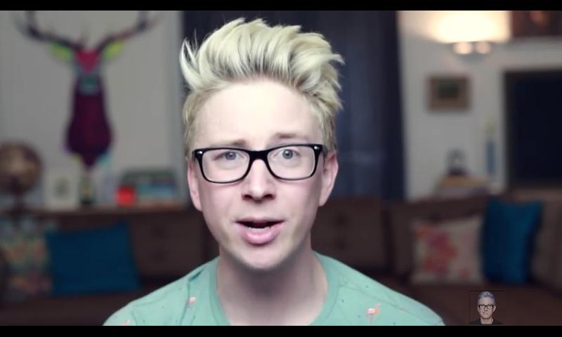 YouTuberCaption's tweet image. When Tyler Oakley doesn't upload a new video and it's Tuesday