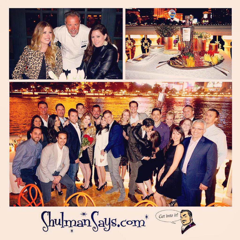 ShulmanSays's tweet photo. Scenes from the @absolutelyxusa dinner at PICASSO at @Bellagio #GetIntoIt #FriendsFoodAndFun #AbsolutElyx #ElyxAcuna http://t.co/PJrFTVydSx
