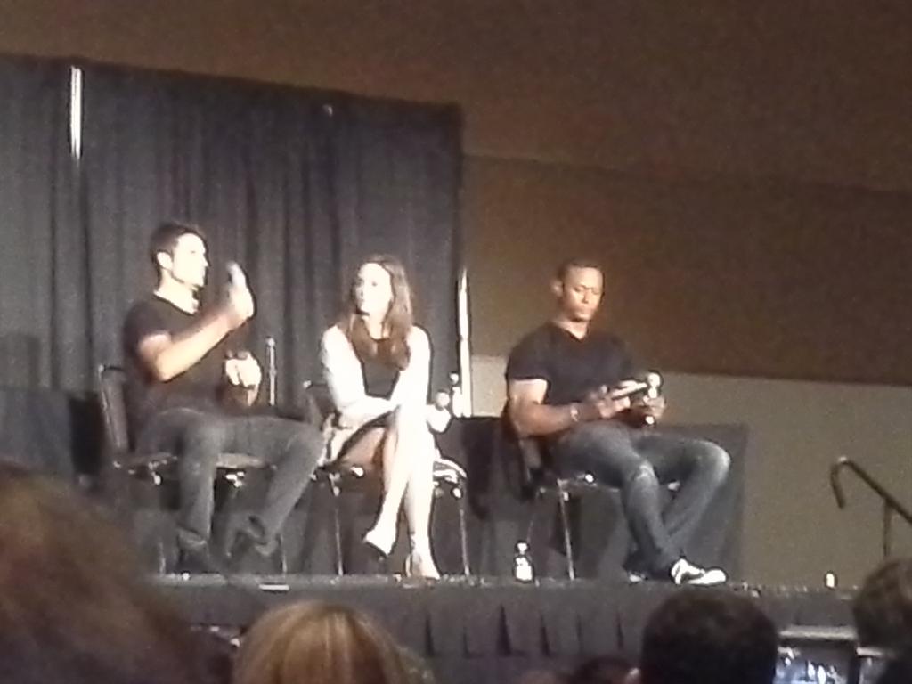 lschin12's tweet photo. #ArrowVsFlash panel! http://t.co/G8UY7AC9x2