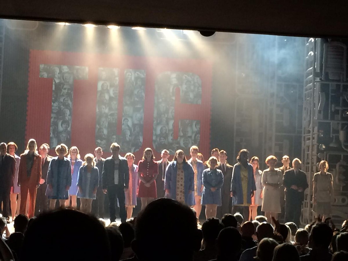 STAND UP!Audience rose as one when <a href="/GemmaArterton/">s</a> sang Stand Up in <a href="/madeindagenham/">Made in Dagenham</a>.Such energy &amp; passion.Outstanding.