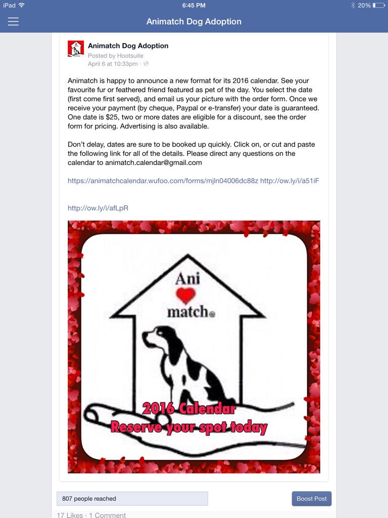 Animatchdog's tweet image. #dogs #adoption #rescuedogs #fundraiser #calendar