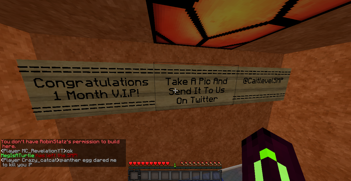 HeyItzAdam's tweet photo. @CaitLevelSMP GG10ed that parkour! http://t.co/XqKtAzRtHj