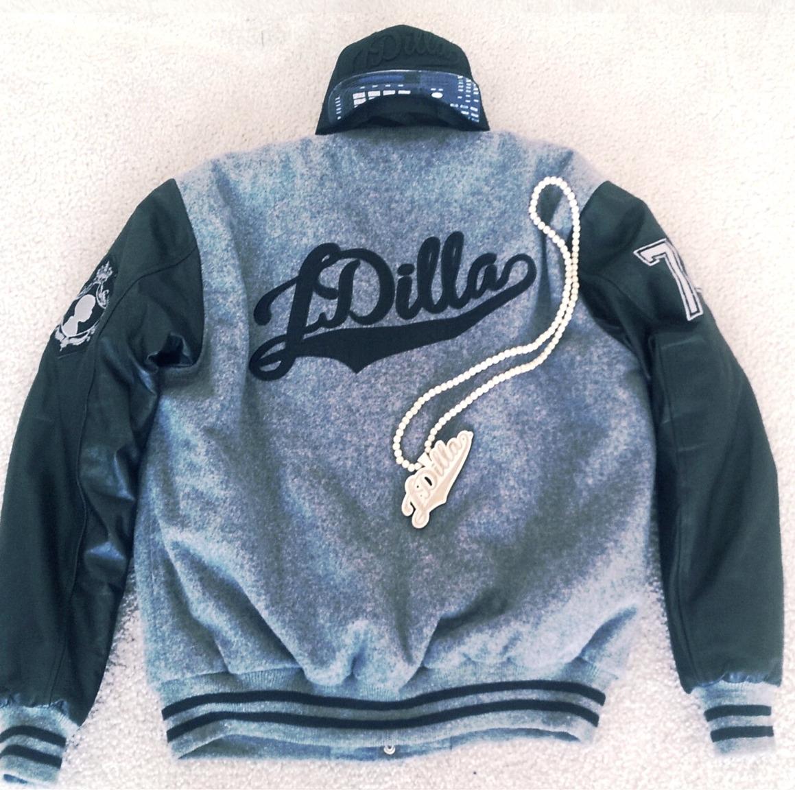 Huf Worldwide J Dilla Huf Varsity Jacket NM-Fashions Blue And