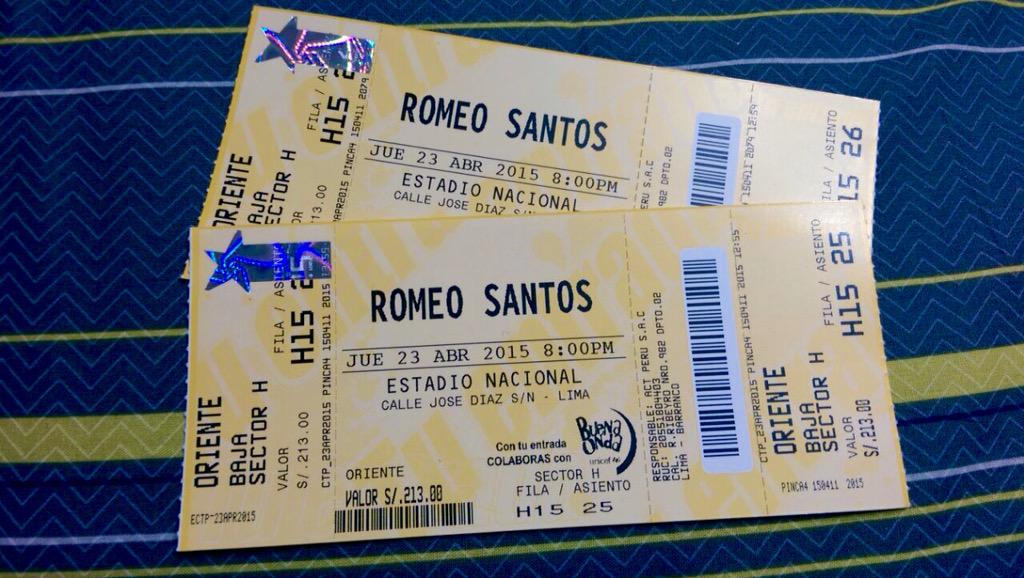 lorezuazo's tweet photo. @RomeoSantosPage @RomeoDiceQue Romeo nos vemos el 23!!!!! http://t.co/wZIXI3niPk