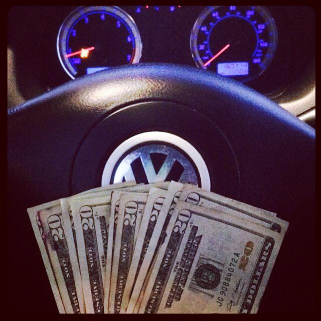 Not often do you wash your car and find $200 that you thought was lost and gone forever. #lookbeforevacuuming