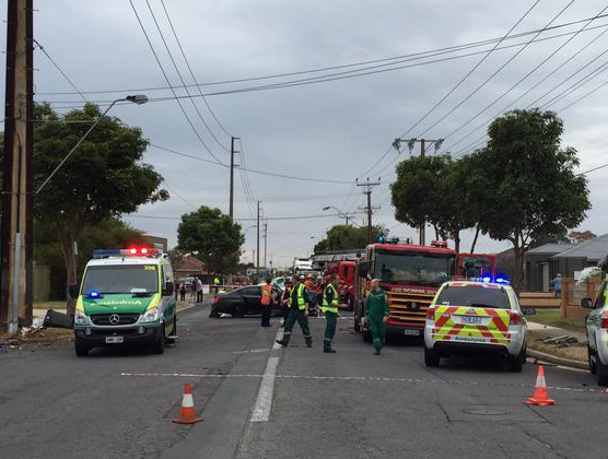 9NewsAdel's tweet photo. UPDATE: Findon Road remains closed up following a serious crash at Kidman Park. #9News http://t.co/7IFQUXW5Ls