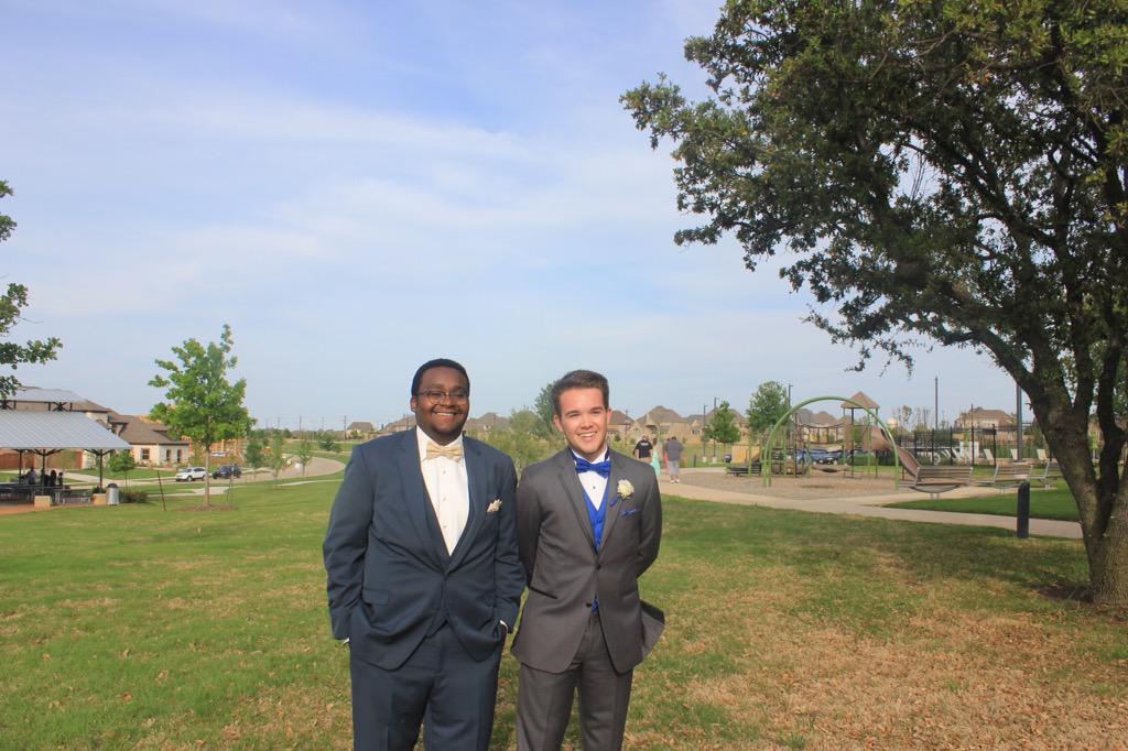 loratay2's tweet photo. These Blue Frisco boys cleaned up really nice! #onlyatprom http://t.co/qioW4IWOOw