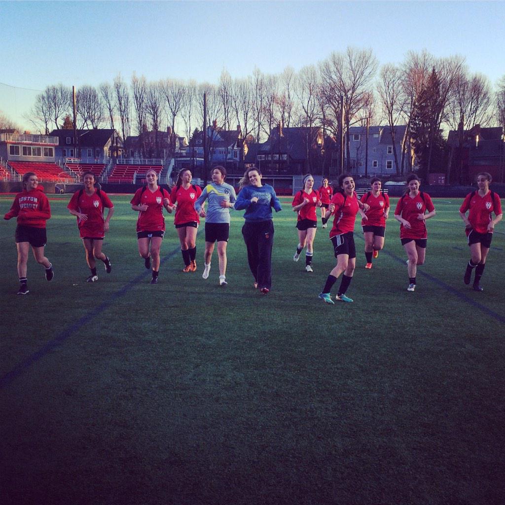 First game of the season! 0-0 tie against Northeastern