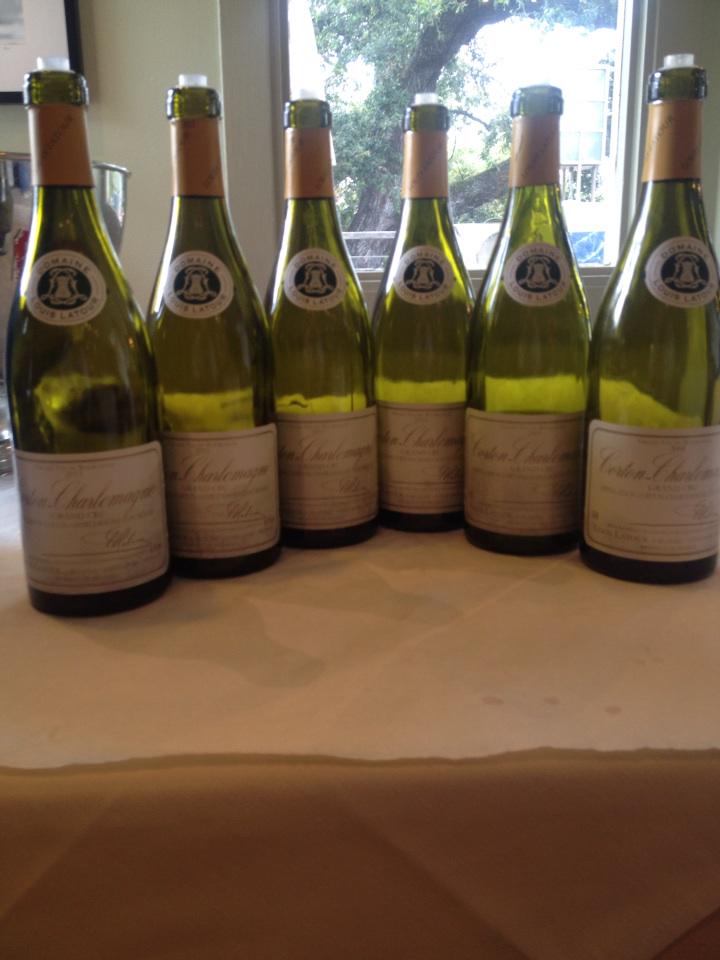 A vertical of Chuck will get you horizontal  2008-13. Corton Charlemagne Louis Latour.  Amazing