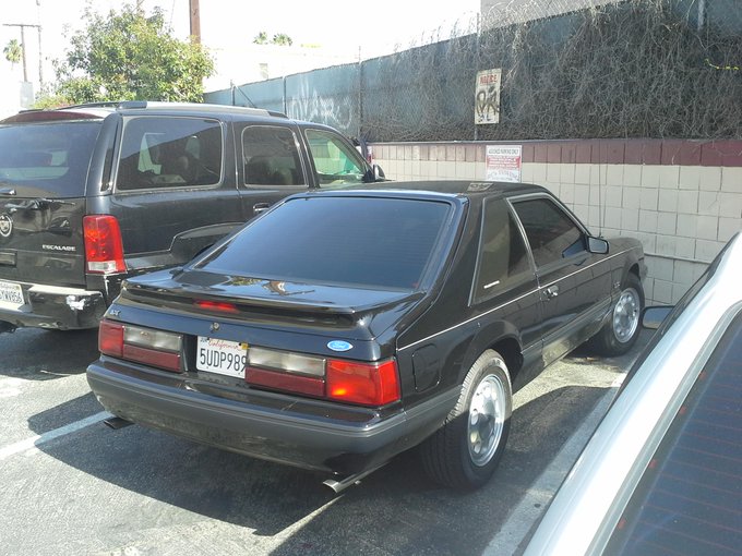 Sienna just got a new car! 1990 Mustang LX Black on Black 33,000 Original miles!!! http://t.co/vxSwQ