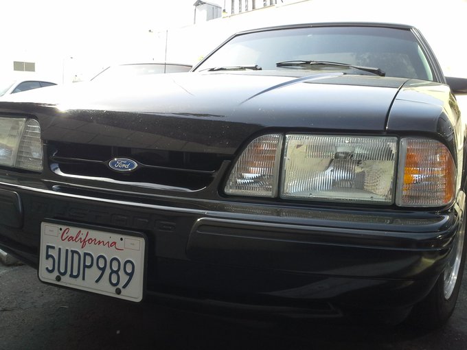 Sienna just got a new car! 1990 Mustang LX Black on Black 33,000 Original miles!!! http://t.co/vxSwQ