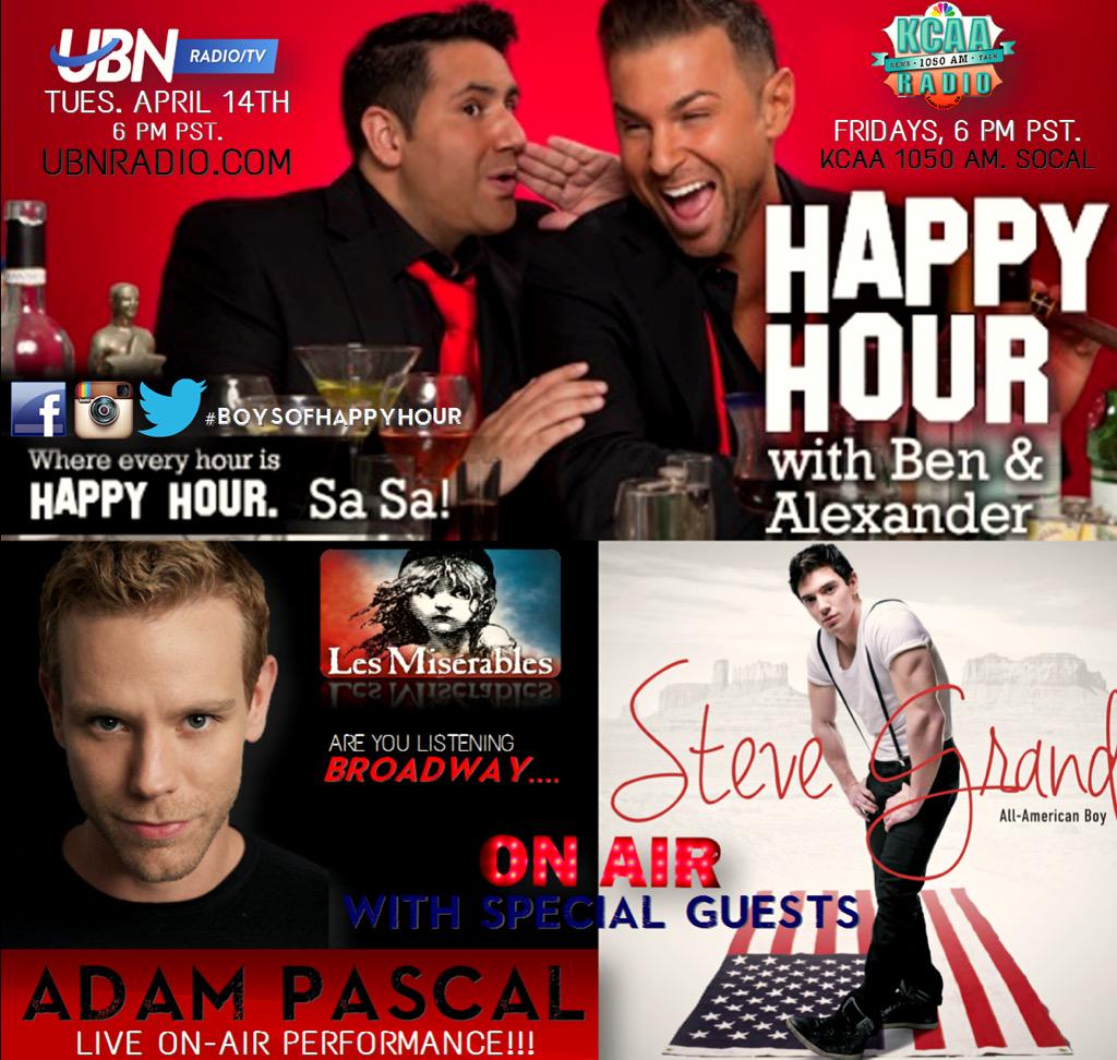 leeleebeen's tweet image. Tweet your questions prior to the show at  @BoysofHappyHour.